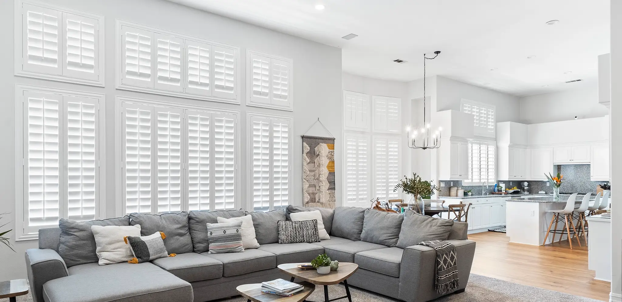 Shutters in a Miami living room