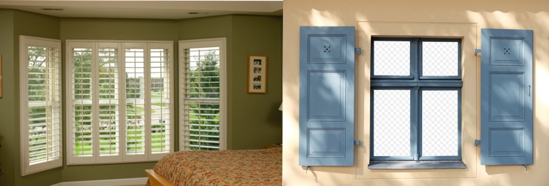 Miami Florida interior and exterior shutters