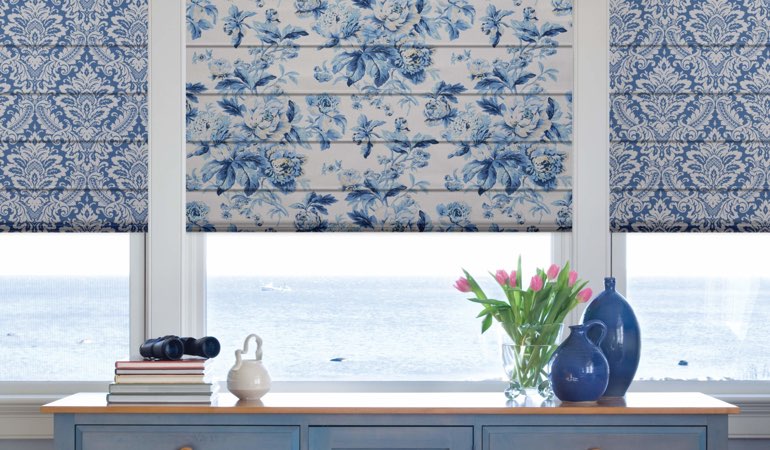 high end roman shades