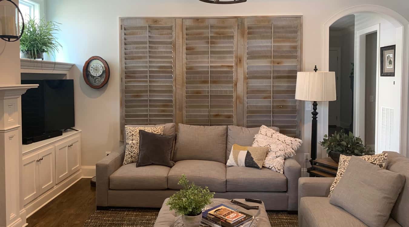 Reclaimed wood shutters in Miami