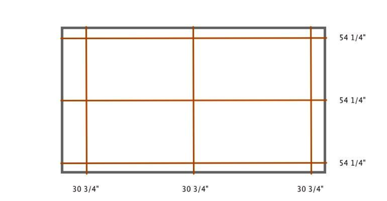 Miami plantation shutter measurement diagram