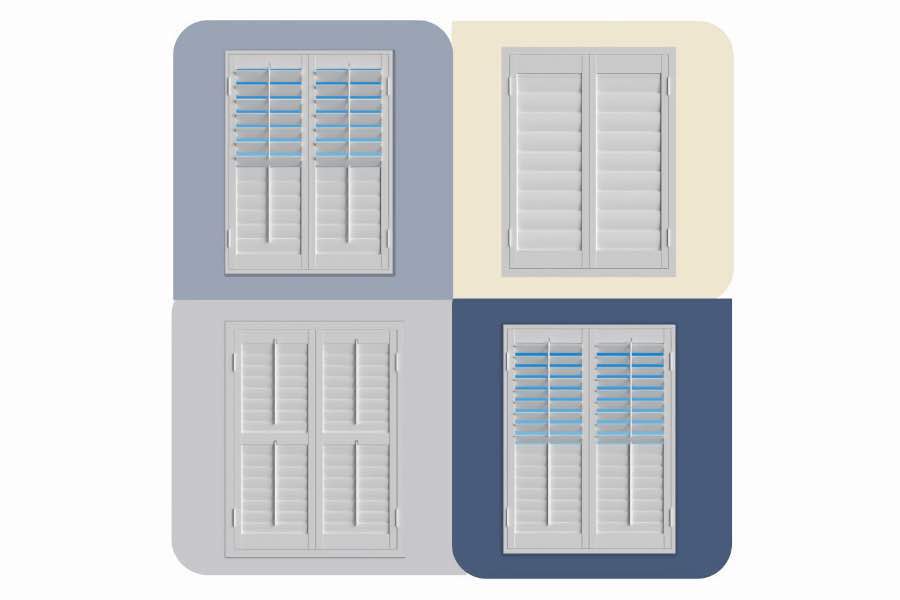 Use the Shutter Designer to see how Polywood shutters look with your Miami home's wall colors. Four images of Polywood shutters from the Shutter Designer